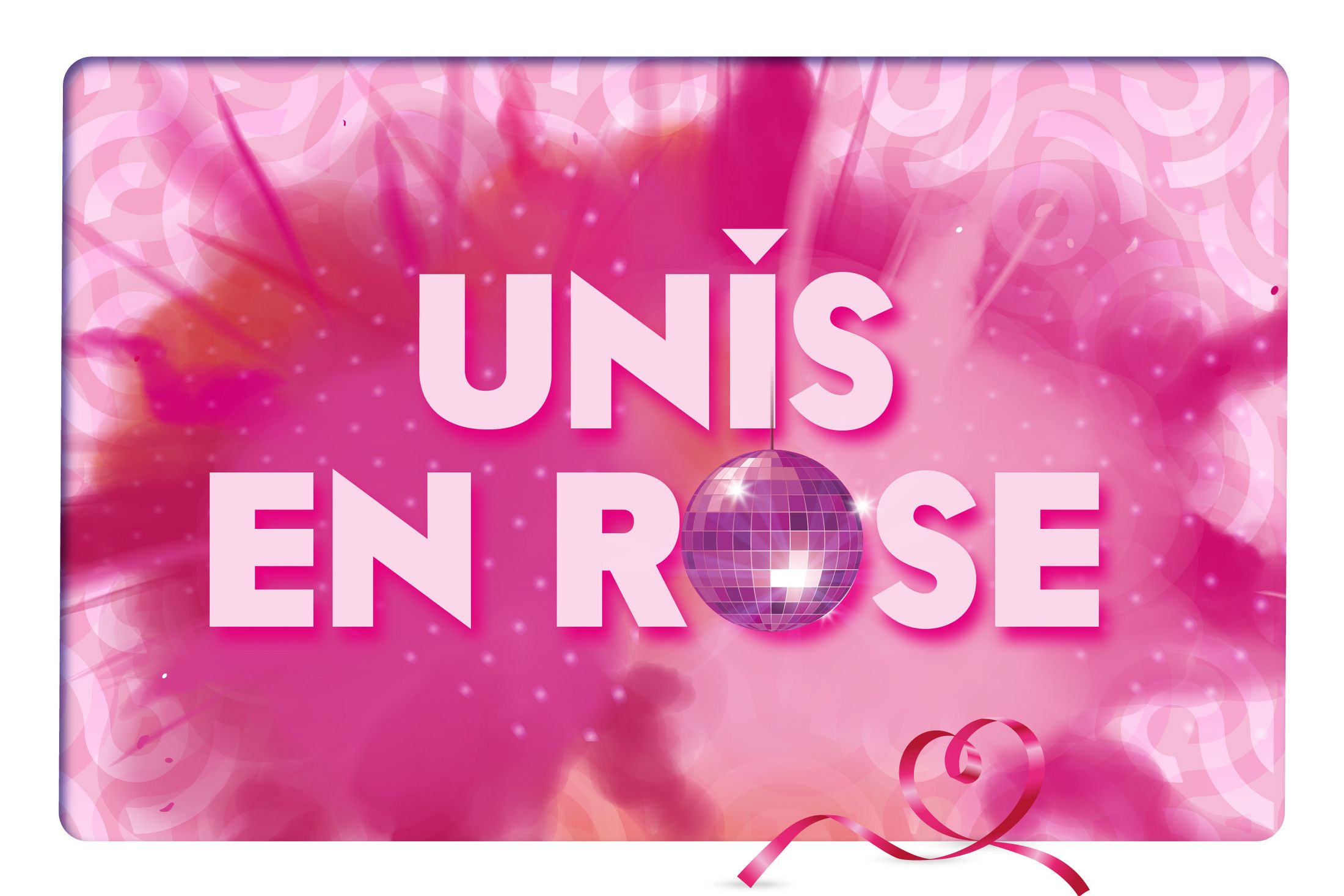 Création graphique pour les soirées roses 2025 de la piscine et de la patinoire. [Création graphique : Grand Chambéry]