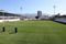 La pelouse vide du stade de Chambéry