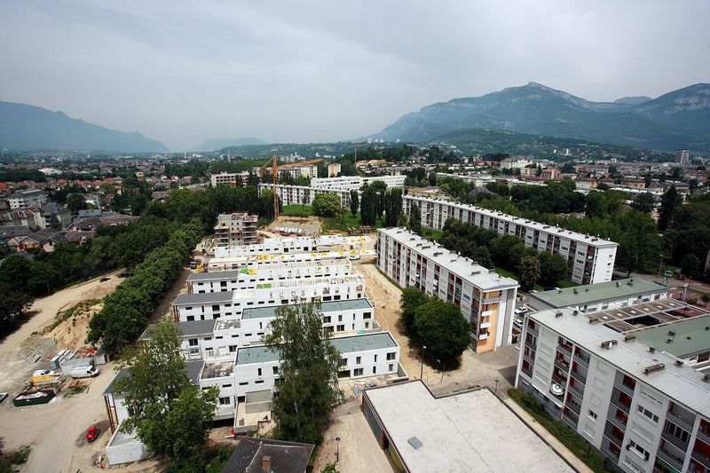 Photo d'un quartier de Chambéry avec des logements sociaux