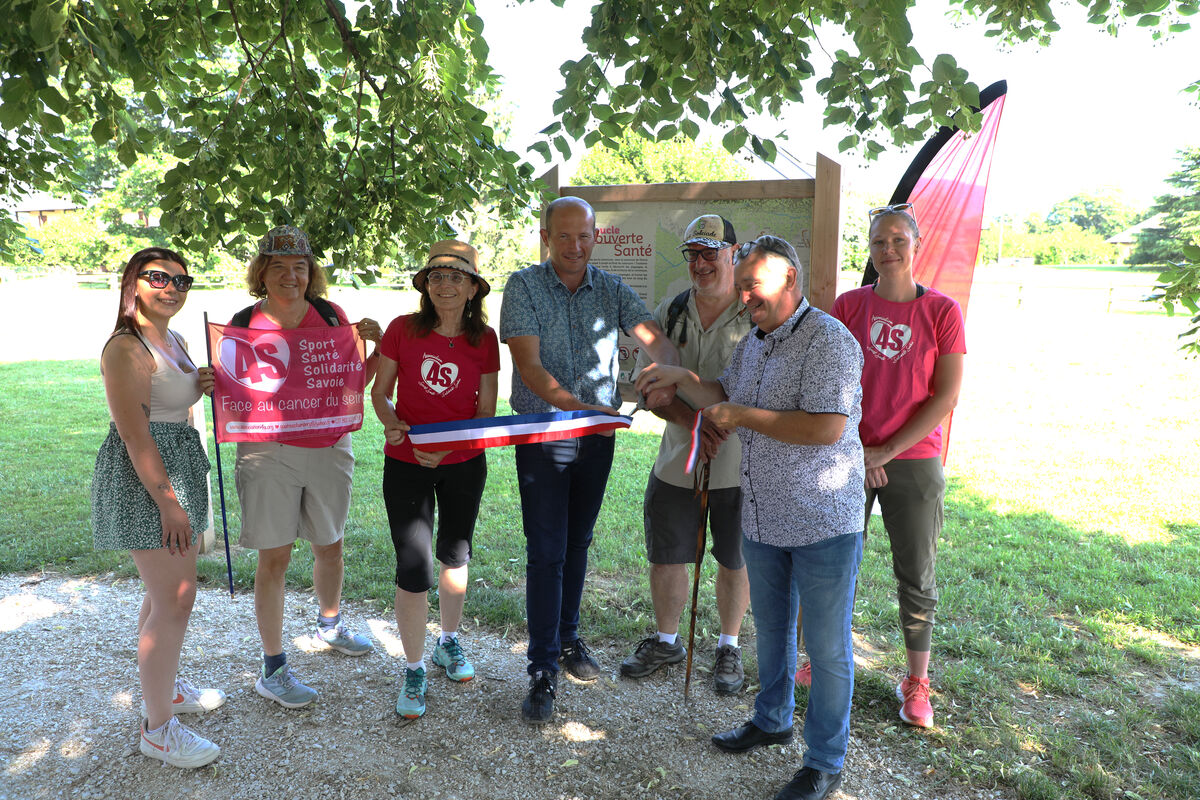 inauguration d'une balade sur Vimines 