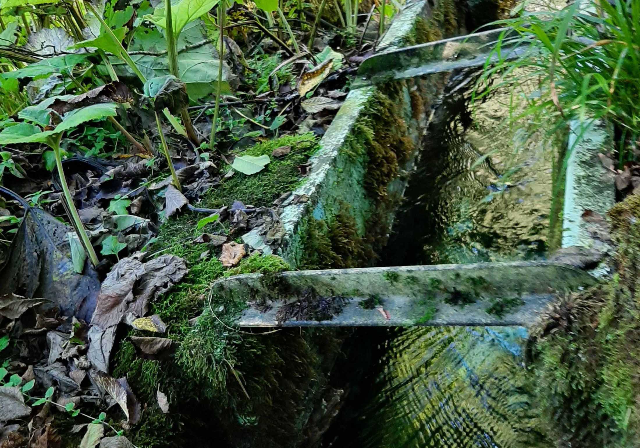 Une partie du captage de Fontaine Noire. 