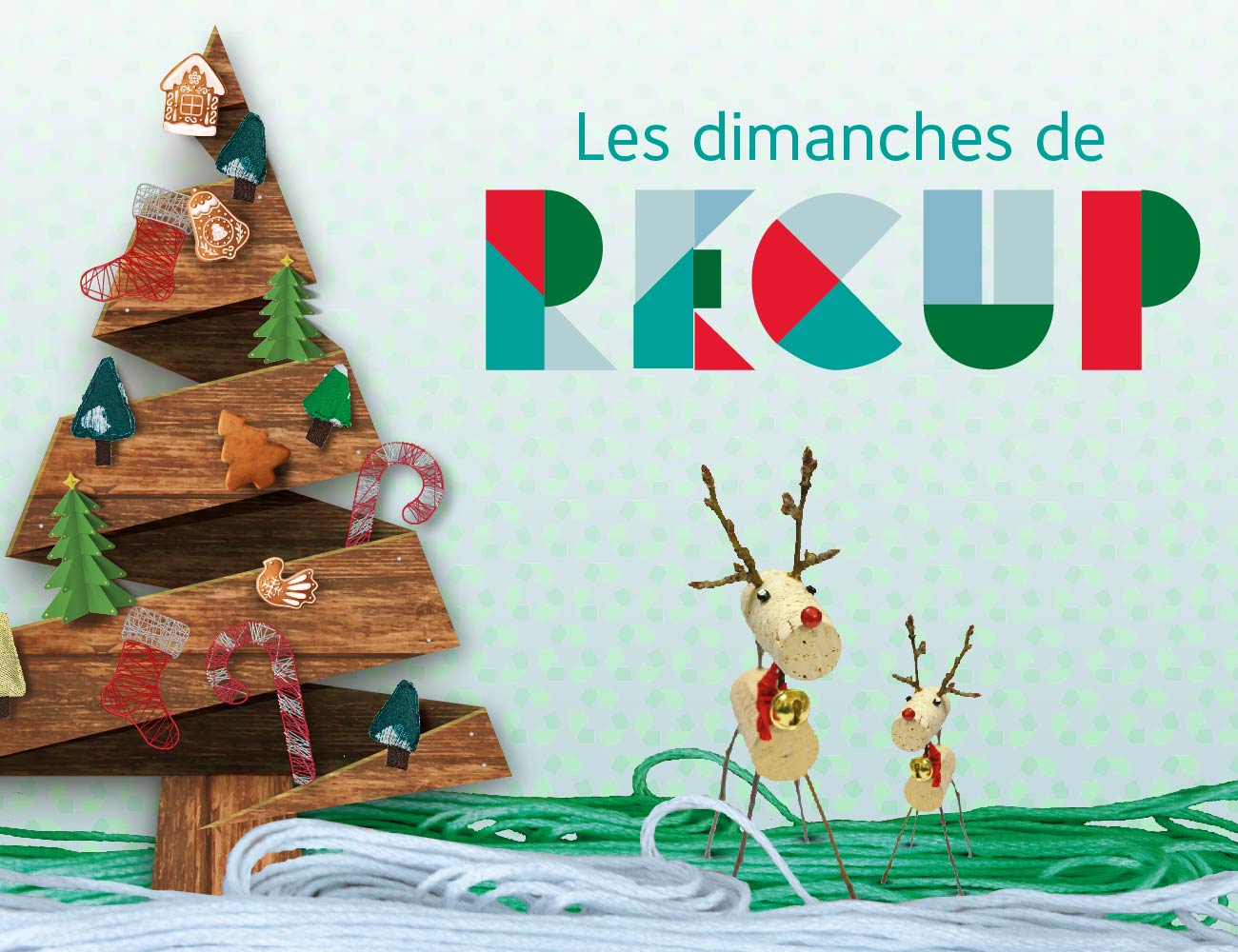 Affiche du dimanche de récup' spécial Noël 2023