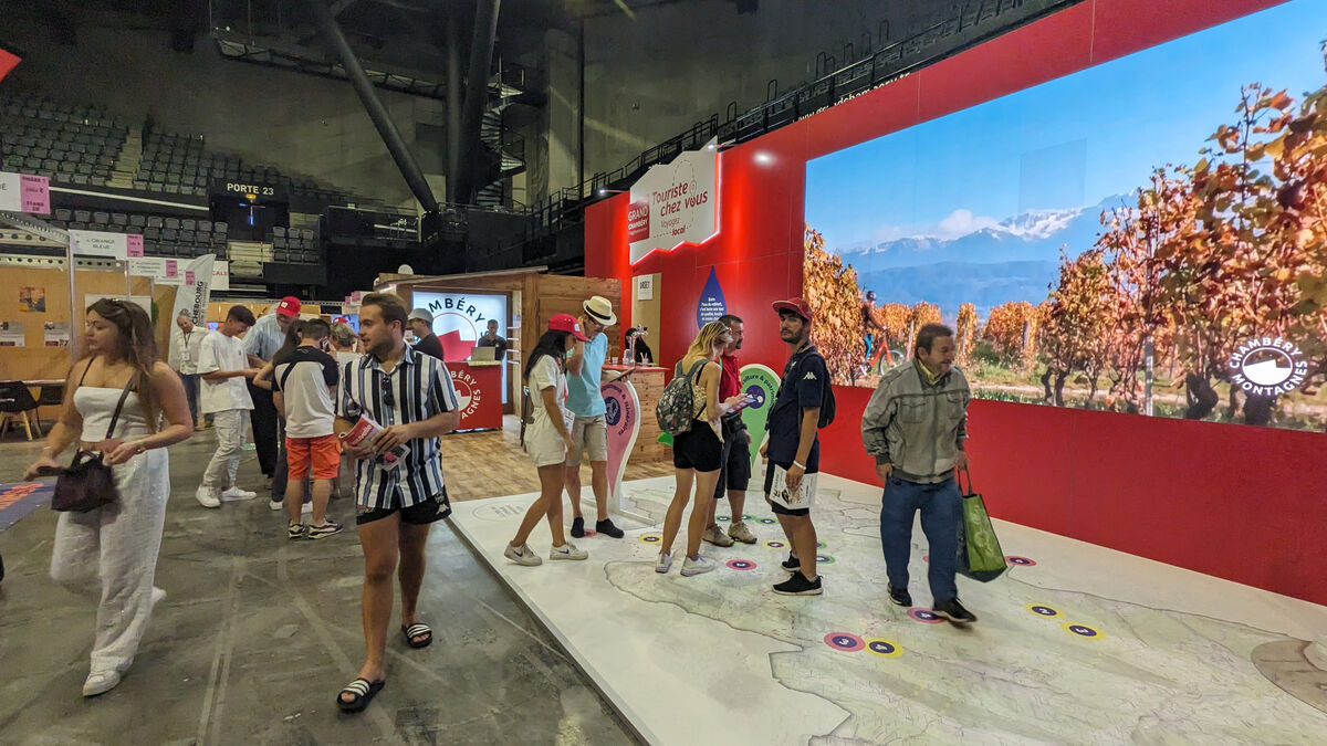 Le stand de Grand Chambéry lors de la Foire de Savoie