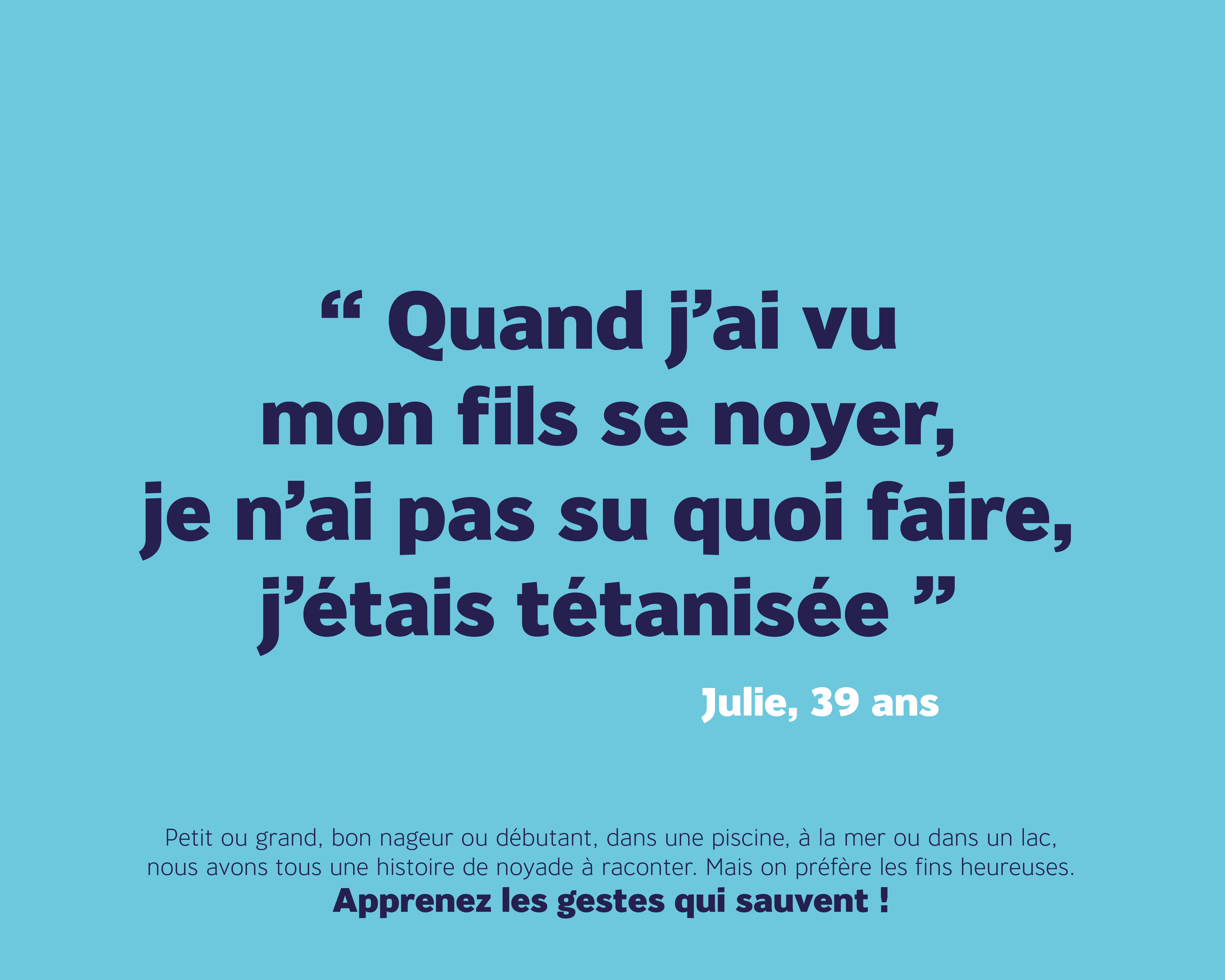 Visuel sur les Journées des préventions noyades 