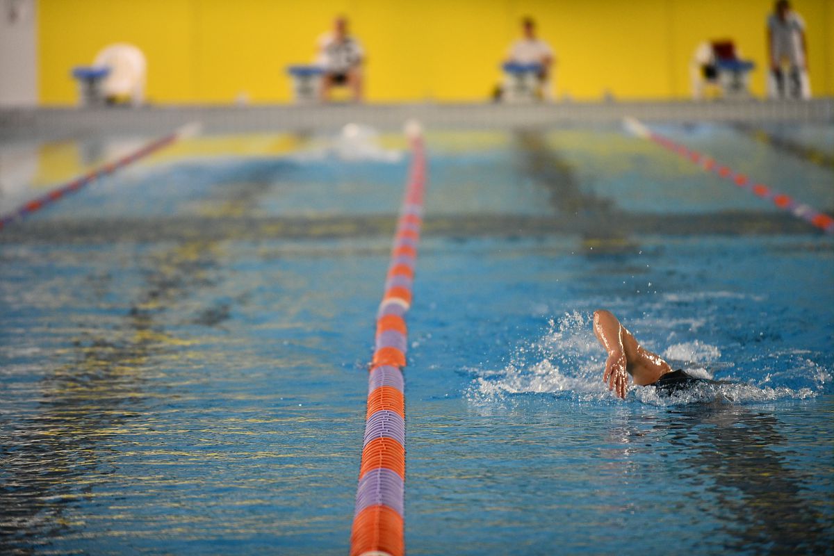 Nageur dans l'eau