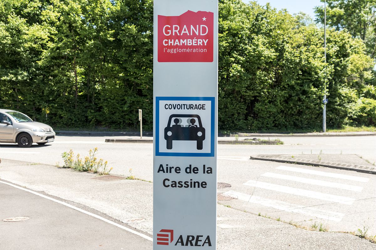 Aire de covoiturage de la Cassine.