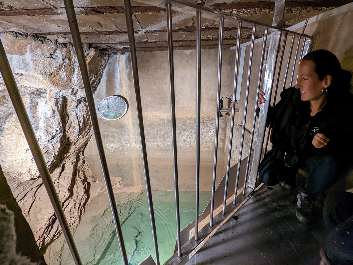 Visite de la source de Saint-Saturnin.