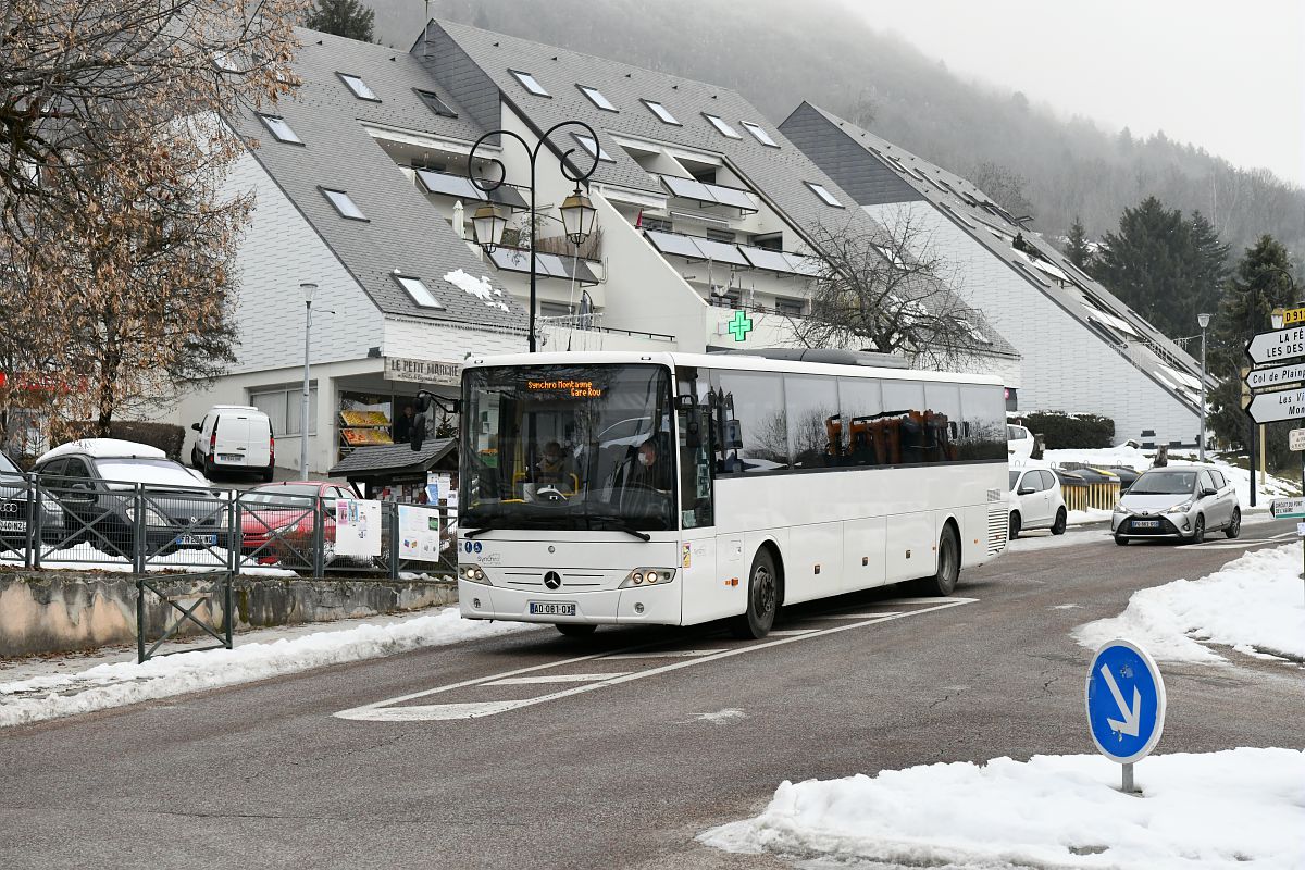 Les lignes Synchro Montagne desservent les stations La Féclaz et Aillons-Margériaz.