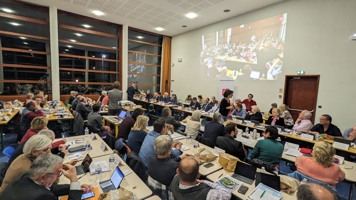 Vote du budget 2023 à l'occasion du conseil communautaire du 16 mars 2023.